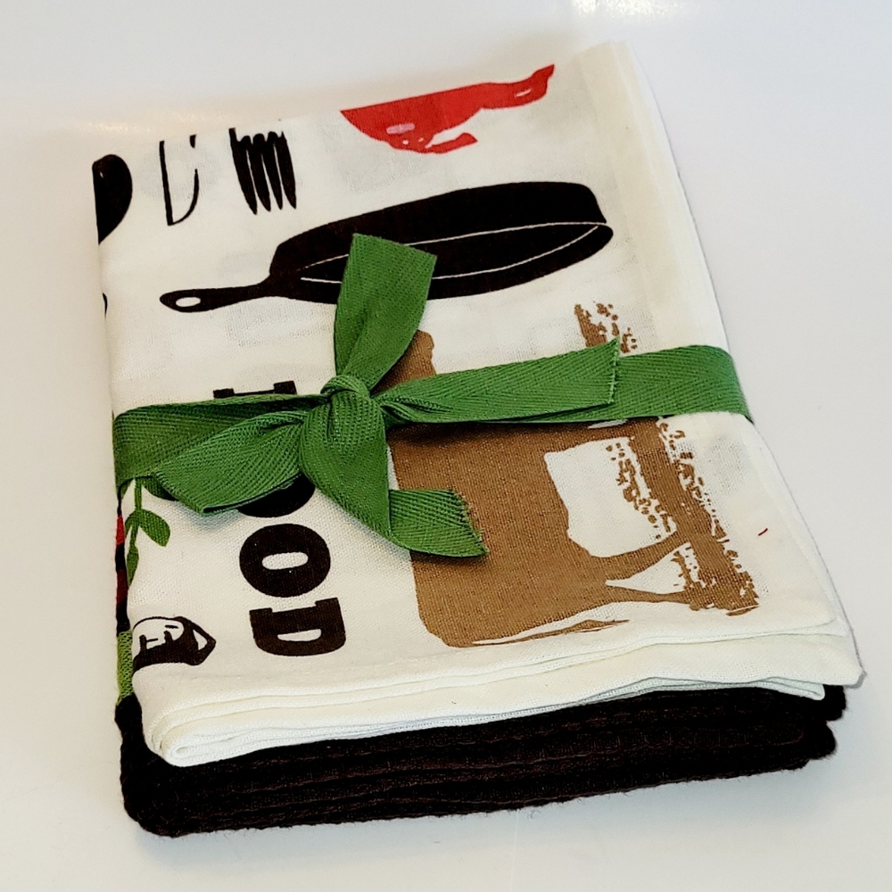 New Dish Towels - Farm 🐄 Style Set of 2, Farm To Table Set